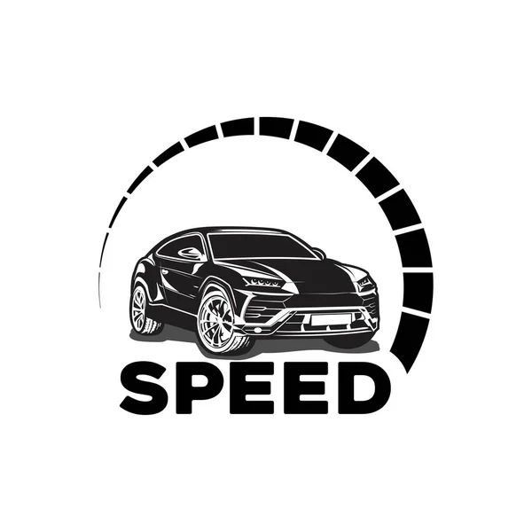 Design Logotipo Vetor Carro Suv — Vetor de Stock