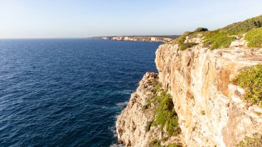 beautiful view of the sea coast in Majorca, Balearic Islands Spain