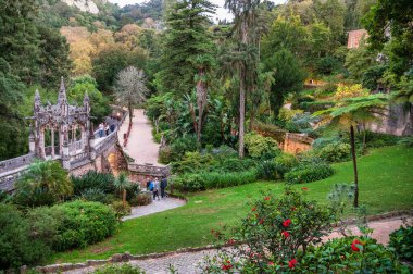 Sintra, Portekiz. 01 Kasım 2022. Sintra Portekiz 'de Quinta da Regaleira