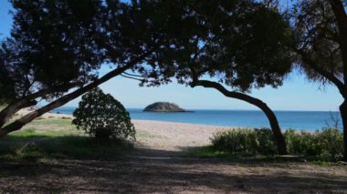 Portinho da Arrabida Setubal Portekiz 'de doğal bir cennet.