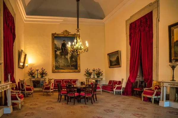 포르투갈 2022 그곳은 왕들의 별장중 하나였으며 현재는 박물관이 — 스톡 사진