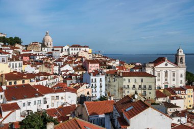 View of downtown Lisbon from Santa Luzia viewpoint