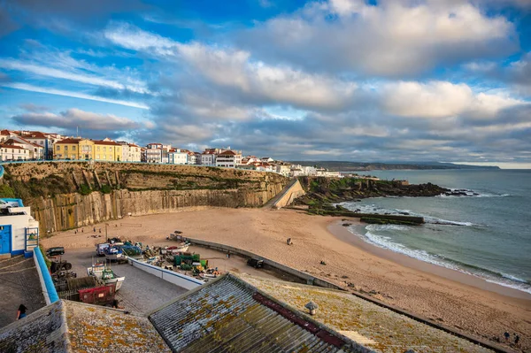 stock image Mafra, Portugal. 16 July 2022.  view of Ericeira village and pescadores beach in Portugal.