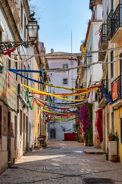 Lisboa Portugal Juni 2023 Saint Antonio Festival Madragoa Tipisk Plats — Stockfoto