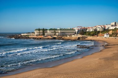 Ericeira, Portekiz. 22 Aralık 2023. Portekiz 'in Ericeira köyündeki Güney Sahili.