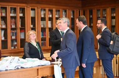 Lizbon, Portekiz. 03 Haziran 2025. Yeni seçilen milletvekillerinin resepsiyonu 3-6 Haziran 2025 tarihleri arasında Lizbon 'daki Cumhuriyet Meclisi Passos Manuel Kütüphanesi' nde gerçekleşti..
