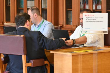 Lizbon, Portekiz. 03 Haziran 2025. Yeni seçilen milletvekillerinin resepsiyonu 3-6 Haziran 2025 tarihleri arasında Lizbon 'daki Cumhuriyet Meclisi Passos Manuel Kütüphanesi' nde gerçekleşti..