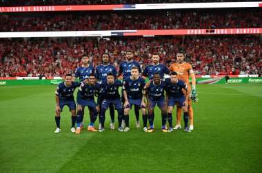 Lizbon, Portekiz. 16 Eylül 2025. Benfica, Lizbon 'daki Estadio da Luz' da UEFA Şampiyonlar Ligi için Kabil 'e karşı..