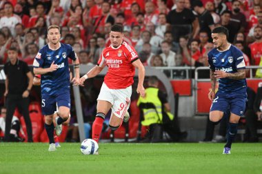 Lizbon, Portekiz. 16 Eylül 2025. Benfica, Lizbon 'daki Estadio da Luz' da UEFA Şampiyonlar Ligi için Kabil 'e karşı..