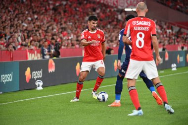 Lizbon, Portekiz. 16 Eylül 2025. Benfica, Lizbon 'daki Estadio da Luz' da UEFA Şampiyonlar Ligi için Kabil 'e karşı..