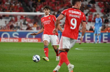 Lizbon, Portekiz. 16 Eylül 2025. Benfica, Lizbon 'daki Estadio da Luz' da UEFA Şampiyonlar Ligi için Kabil 'e karşı..