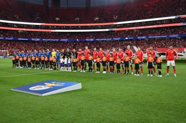 Lizbon, Portekiz. 16 Eylül 2025. Benfica, Lizbon 'daki Estadio da Luz' da UEFA Şampiyonlar Ligi için Kabil 'e karşı..