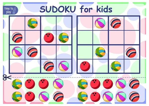 Sudoku Para Crianças. Página Do Livro De Teaser Cerebral. Jogo De Quebra- cabeças Lógico Para Crianças E Adultos. Reproduzir Online Ilustração do  Vetor - Ilustração de diferente, treinamento: 226024480