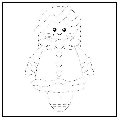  Çocukların eğitici oyunu. Mantık oyunu. Noktaları sayılara göre birleştir. El yazısı eğitimi. Boyama kitabı. Yeni yıl. Noel zamanı. Peder Frost. Noel Baba. Kar Kızı.