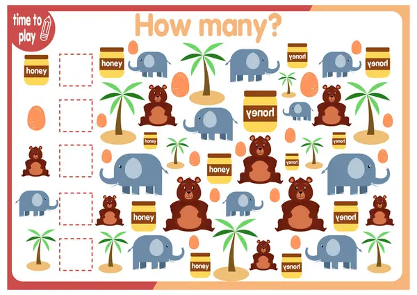 Çocuklar için matematik kartı. Sayılar üzerinde çalışıyorum. Çocukların mantık sorunları. Çocuklar için biblolar. Numara. Komik hayvanlar. Nesneleri say ve miktarlarını yaz