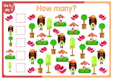 Çocuklar için matematik kartı. Sayılar üzerinde çalışıyorum. Çocukların mantık sorunları. Çocuklar için biblolar. Numara. Komik hayvanlar. Nesneleri say ve miktarlarını yaz