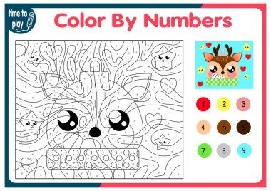 Çocukların eğitici görevleri, oyunlar. Bulmaca. Sayılara göre boyama. Noel ağacı. Noel baloları. Penguen. geyik