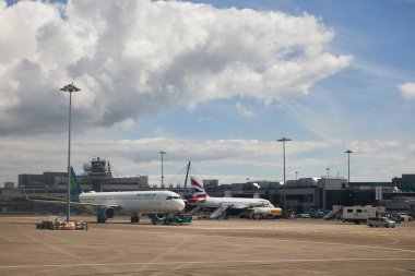 Aerlingus, Dublin, airport, aircraft terminal