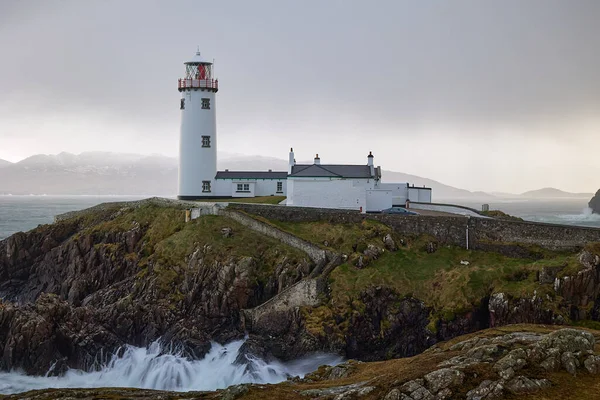 stock image views at Fanad Head Lighthouse in County Donegal, Ireland