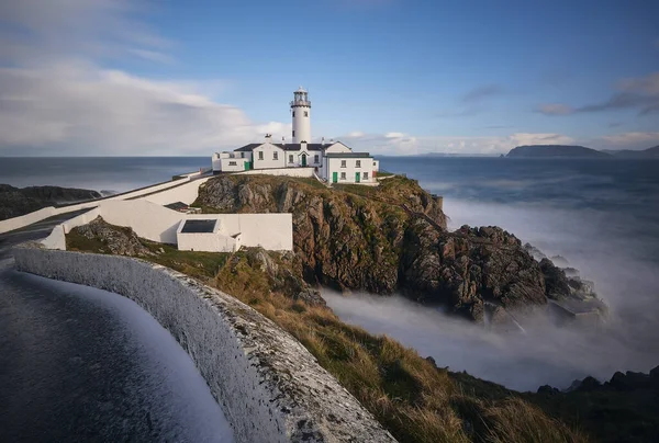 stock image views at Fanad Head Lighthouse in County Donegal, Ireland