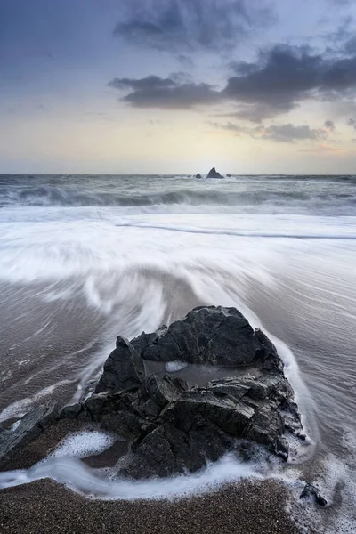 Garrarus Cooper Coast Beach Waterford Irlandii Wybrzeże Irlandii — Zdjęcie stockowe