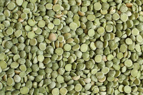 Dry Chopped Green Peas Food Background Macro Closeup — Stock Photo, Image