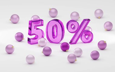 Gri podyumda% 50 yazıt camı, yumuşak ışık, ön manzara pürüzsüz arkaplan, 3D görüntüleme