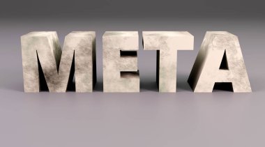 Gri podyumda lüks beton yazıt meta, yumuşak ışık, öngörünüm pürüzsüz arkaplan, 3d görüntüleme