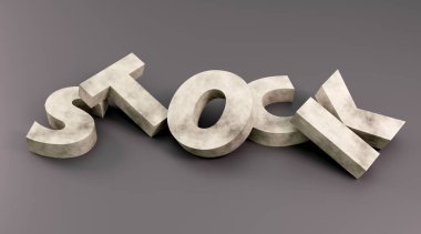 Gri podyum üzerine lüks beton yazıtlar, yumuşak ışık, ön manzara pürüzsüz arkaplan, 3D görüntüleme