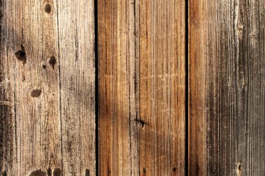 Eski grunge koyu desenli ahşap arka plan, gri ve kahverengi ahşap yüzey yakın