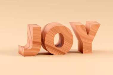 Gri podyumdaki lüks ahşap yazıtlar, yumuşak ışık, ön manzara pürüzsüz arkaplan, 3D görüntüleme