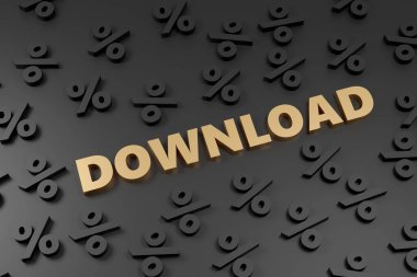 Siyah podyuma lüks altın yazıt indirme, yumuşak ışık, öngörünüm pürüzsüz arkaplan, 3d görüntüleme