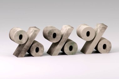 Gri podyumdaki lüks beton yazıtlar, yumuşak ışık, öngörünüm pürüzsüz arkaplan, 3D görüntüleme