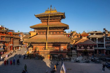 Nepal 'in Bhaktapur kentindeki Nyatapola Meydanı