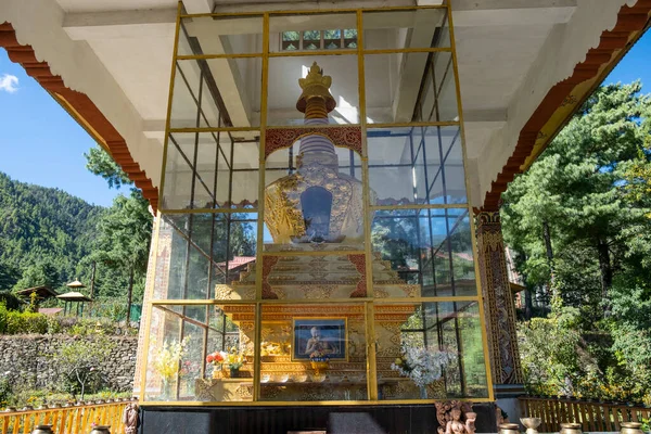 Dilgo Khyentse Rinpoche纪念碑 不丹帕罗 — 图库照片