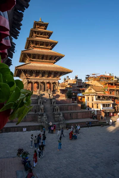 Nyatapolatorget Bhaktapur Stad Nepal — Stockfoto