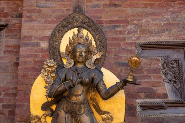 Estatua Diosa Compasión Nepal — Foto de Stock