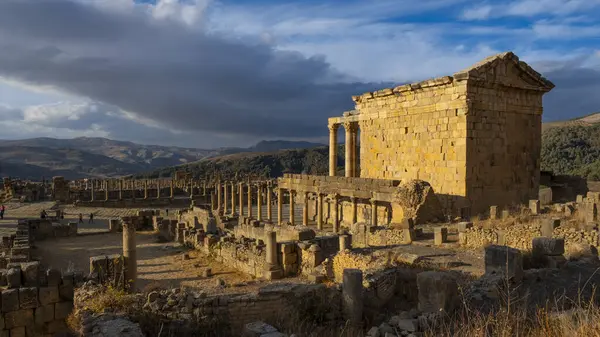 Djemila Ancient Roman City in Algeria