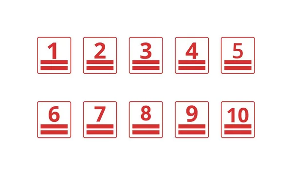 Conjunto Símbolos Altura Apilamiento Concepto Embalaje Ilustración Vectorial — Vector de stock