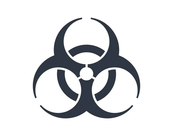 Символ Биологической Опасности Вектор Знаков Предупреждений Безопасности Векторная Иллюстрация — стоковый вектор