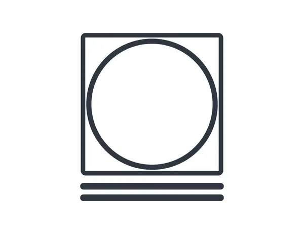 分離された繊細なシンボル ランドリーシンボルの概念 ベクターイラスト — ストックベクタ