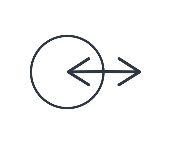 Innspill Utgangssymbol Grafiske Symboler Utstyr Vektorillustrasjon – stockvektor
