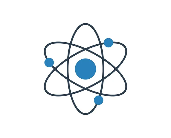 Isoliertes Atomsymbol Grafik Für Science Designs Vektorillustration — Stockvektor