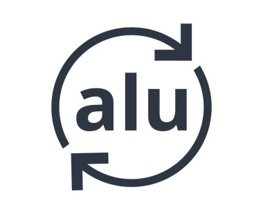 İzole edilmiş Alüminyum Sembol. Paketleme yönetmeliği kavramı. Vektör illüstrasyonu