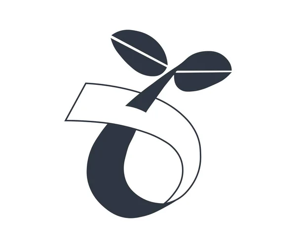 Seedling Logo Sembolü Gübrelenebilir Paketleme Kavramı Vektör Illüstrasyonu — Stok Vektör