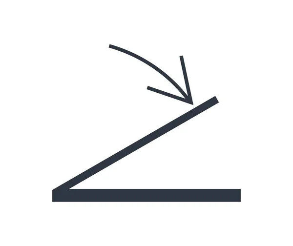 Fotbrytersymbol Grafiske Symboler Til Bruk Utstyr Vektorillustrasjon – stockvektor