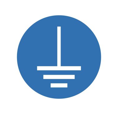 Dünya Terminalinden Yer Sembolüne. Vektör illüstrasyonu