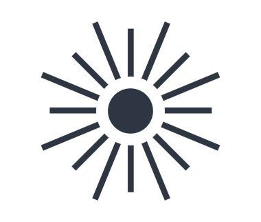 Güneş parıltısına karşı yüksek koruma. Vektör illüstrasyonu