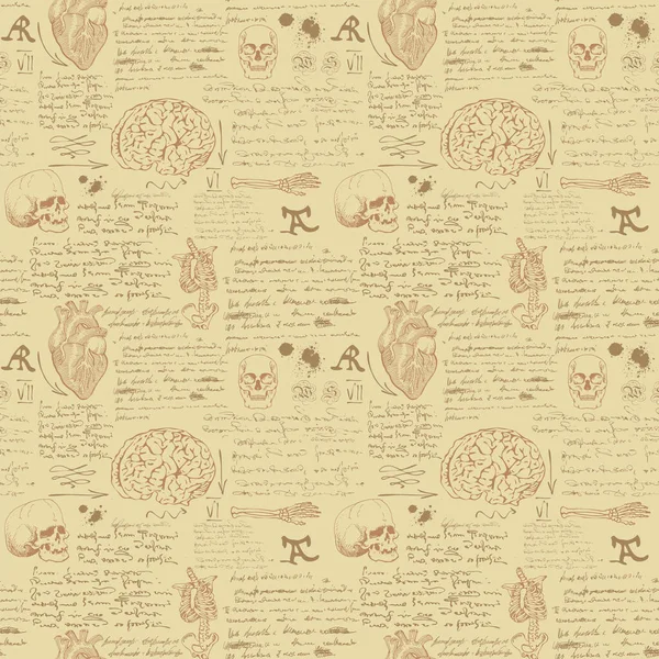 Векторное Изображение Цельной Фоновой Текстуры Печати Ткани Бумаге Стиле Заметок — стоковый вектор