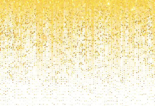 Golden Sparkle Bakgrund Lyx Guld Glitter Damm För Festlig Semester Vektorgrafik
